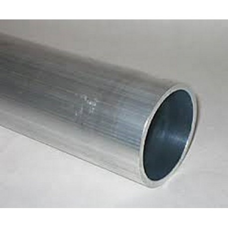 Tube aluminium 6060 rond Ø25x2 mm. En longueurs de 2 M ou 3 M.