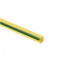 Gaine thermorétractable vert/jaune - Diam 3,2/1,6